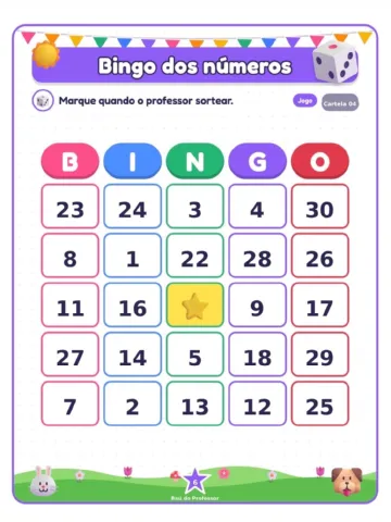 Bingo dos Números de 1 a 30 para Imprimir — 20 Cartelas PDF — amostra 2: Bingo dos Números de 1 a 30 para imprimir: 20… Bingo dos Números de 1 a 30 para Imprimir — 20 Cartelas PDF — amostra 2: Bingo dos Números de 1 a 30 para imprimir: 20…