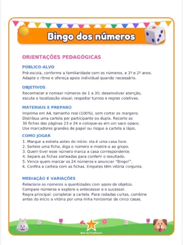 Bingo dos Números de 1 a 30 para Imprimir — 20 Cartelas PDF — amostra 5: Bingo dos Números de 1 a 30 para imprimir: 20… Bingo dos Números de 1 a 30 para Imprimir — 20 Cartelas PDF — amostra 5: Bingo dos Números de 1 a 30 para imprimir: 20…