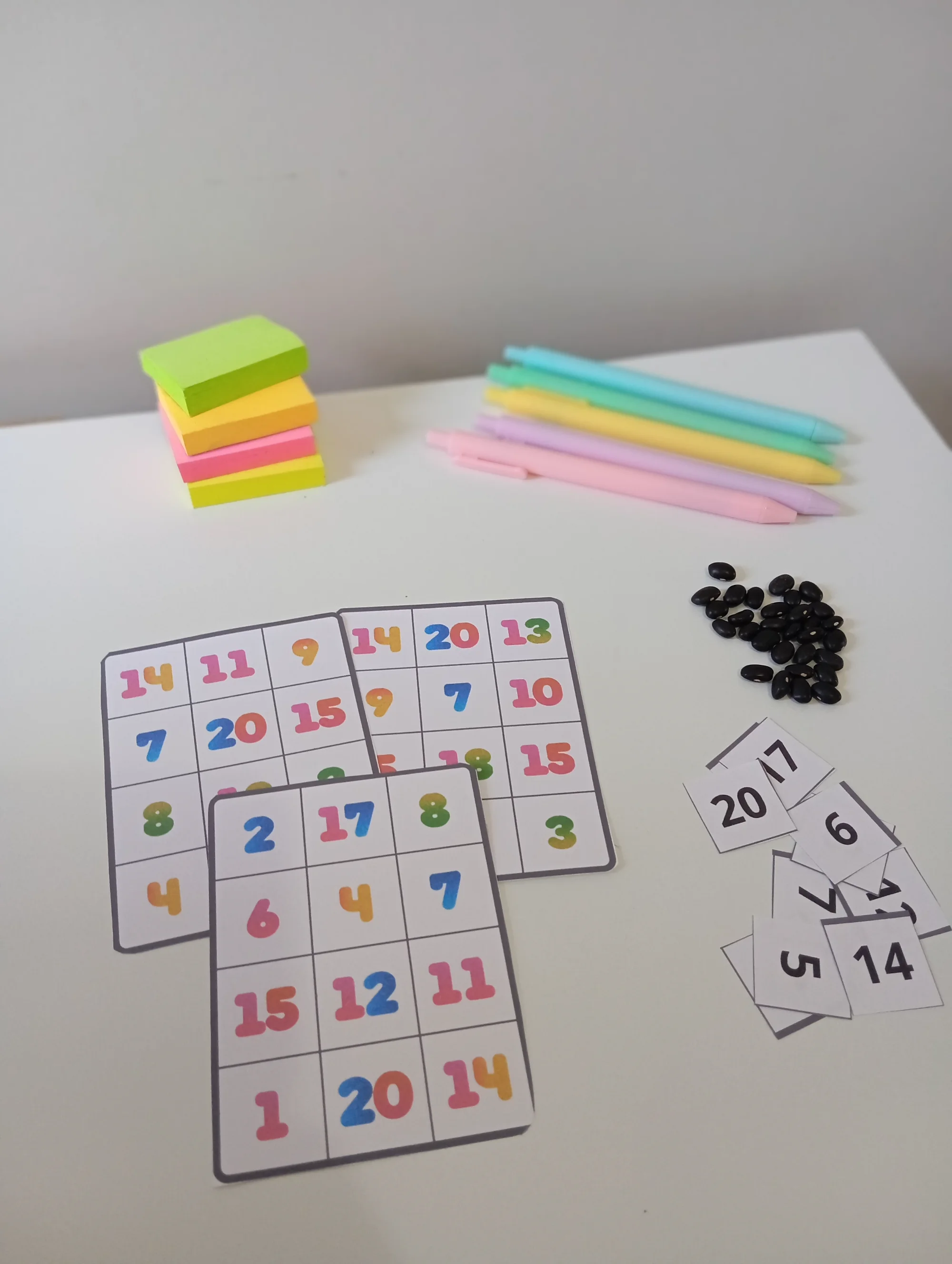 Bingo dos Números de 1 ao 20 | Educação Infantil — amostra 3: Bingo dos Números de 1 a 20 ajuda as crianças a reconhecer os…