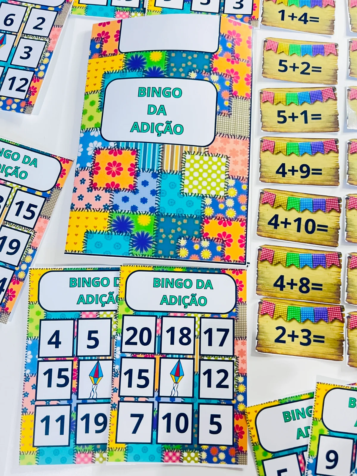 Bingo Junino da Adição - Matemática Divertida para o 1º ao 3º Ano — amostra 1: O Bingo Junino da Adição é ideal para…