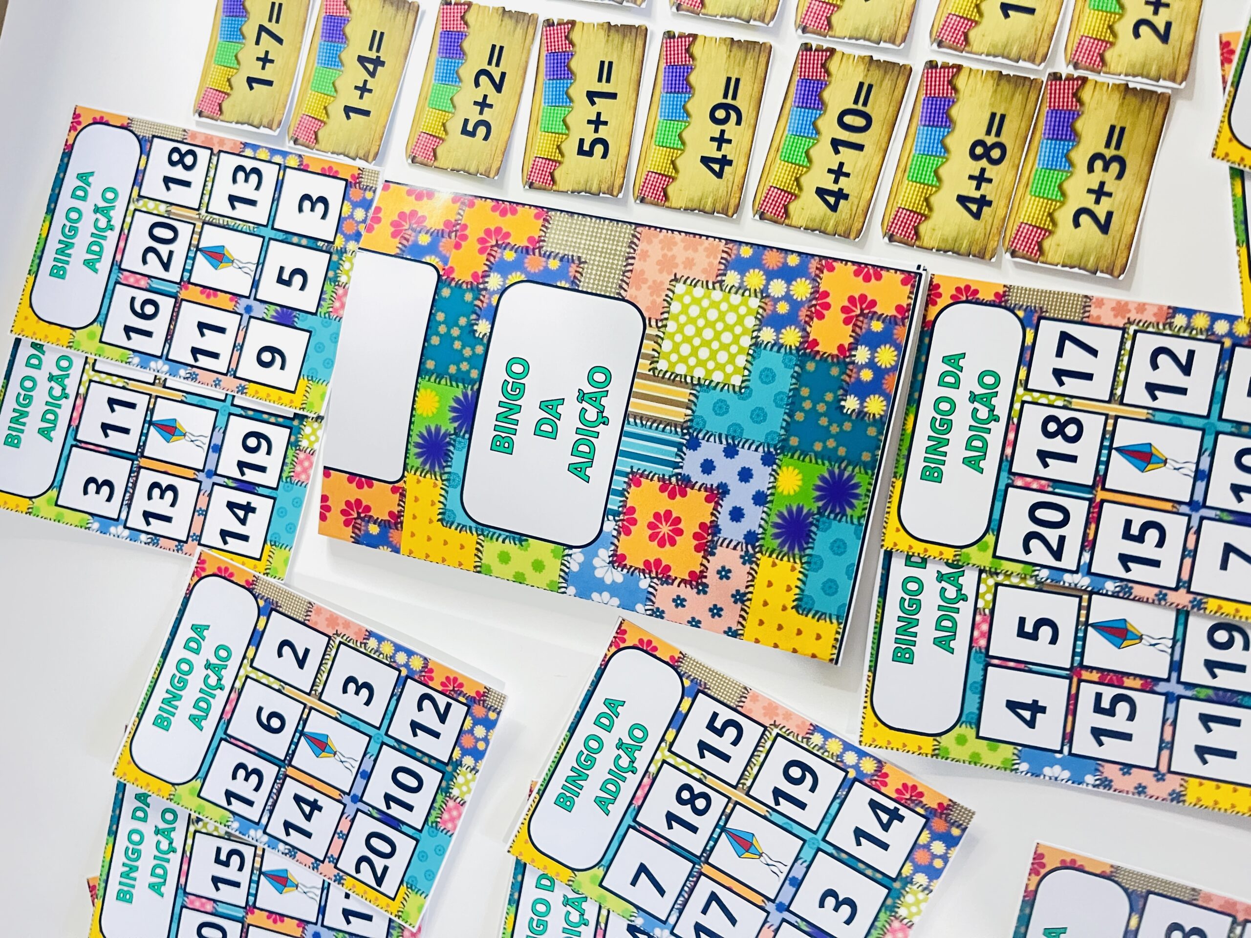 Bingo junino da adição – PDF para Imprimir | 3º ano — amostra 3: Formato e entrega