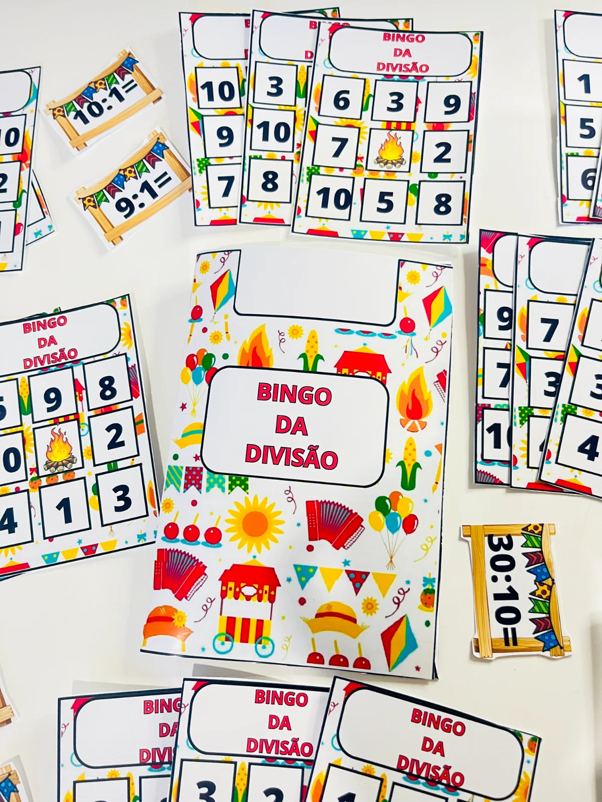 Bingo Junino da Divisão - Matemática Divertida para o 3º ao 5º Ano — amostra 3: O Bingo Junino da Divisão é ideal para…