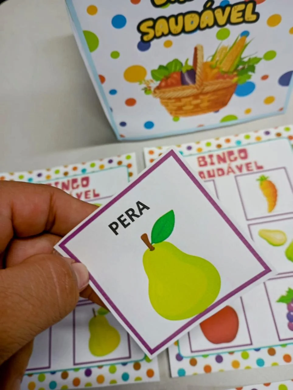 Bingo Saudável para Imprimir | Alimentação Saudável Educação Infantil — amostra 1: Transforme o aprendizado sobre…
