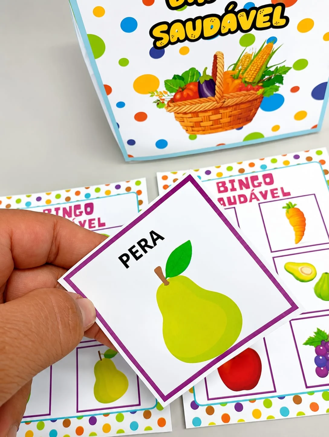 Bingo Saudável para Imprimir | Alimentação Saudável Educação Infantil — amostra 3: Transforme o aprendizado sobre…