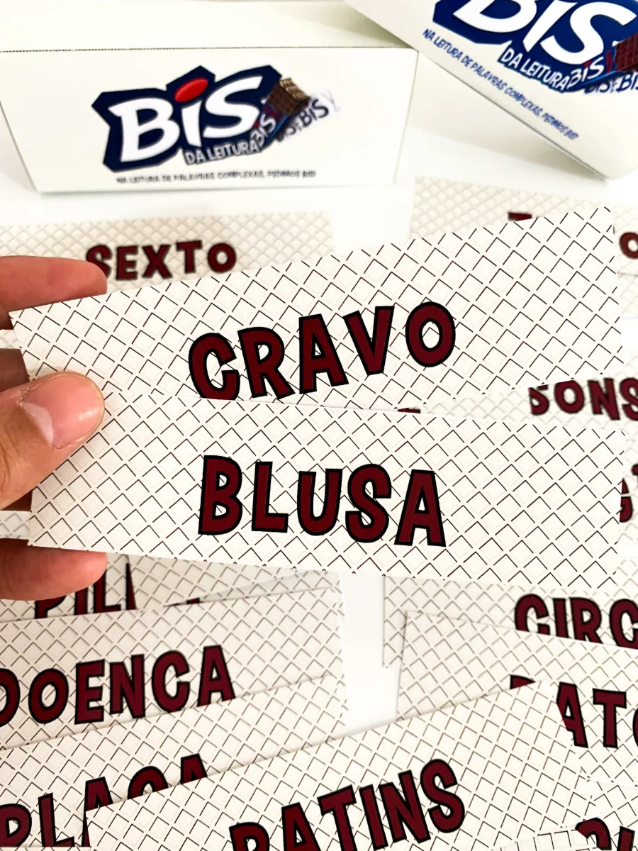 Bis da Leitura: Jogo de Palavras e Alfabetização! — Atividades para Todas as séries: Jogo lúdico com 200 palavras, sendo…