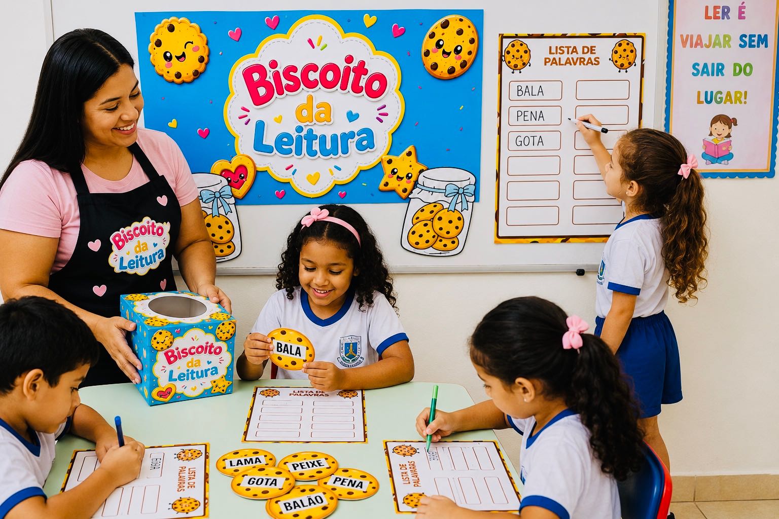 Biscoito da Leitura: Atividade de Alfabetização Anos Iniciais — amostra 6: Atividade lúdica para desenvolver leitura e…