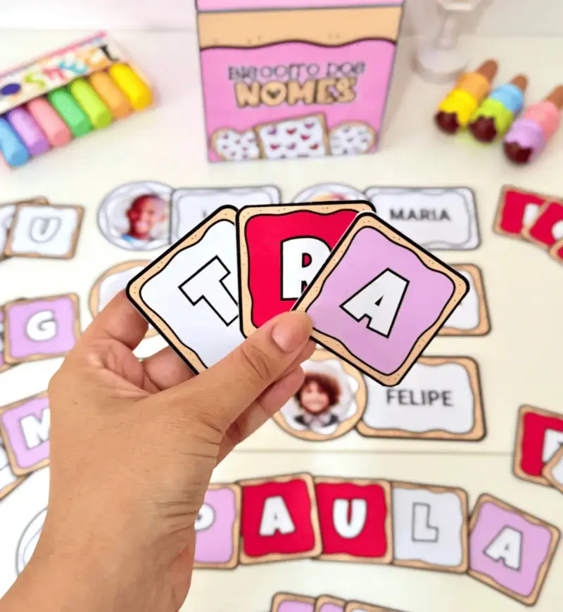 Biscoito dos Nomes: nome próprio na Educação Infantil — amostra 5: Trabalhe o nome próprio com fichas personalizáveis e…