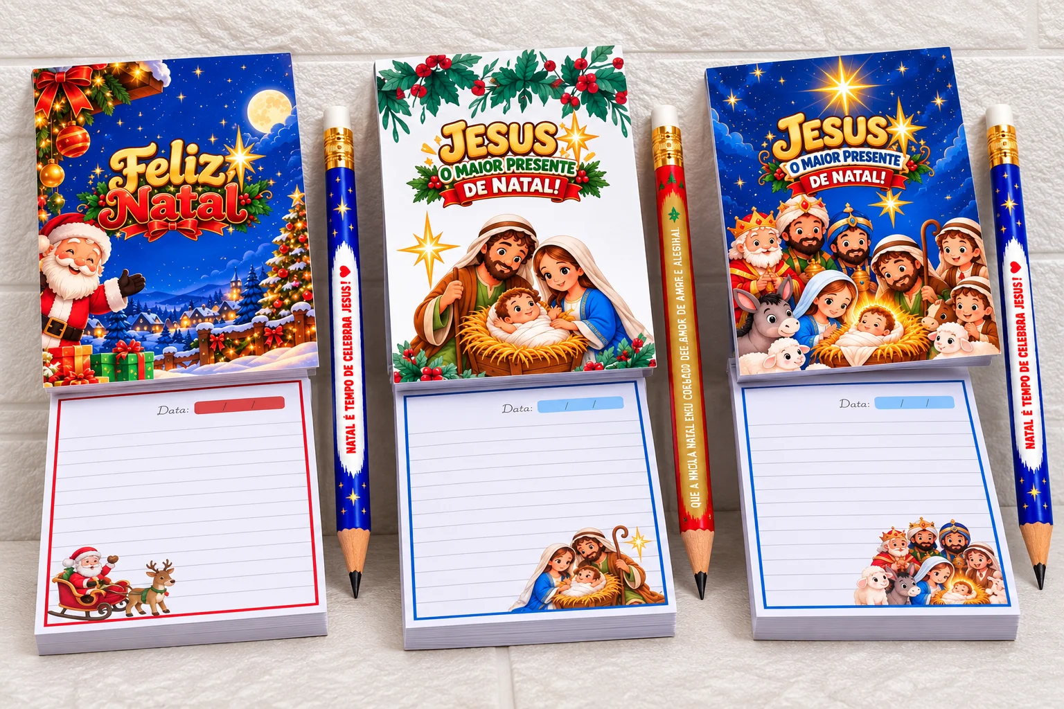 Bloquinhos Natalinos + Adesivos para Lápis — Arquivo Digital — amostra 3: Encante neste Natal com um kit digital especial… Bloquinhos Natalinos + Adesivos para Lápis — Arquivo Digital — amostra 3: Encante neste Natal com um kit digital especial…