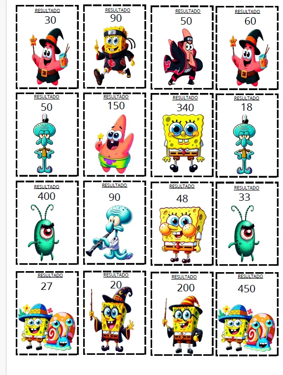 Bob das Porcentagens: Descubra as Porcentagens com Bob Esponja! — amostra 2: Ensinar o conceito de porcentagem de forma…
