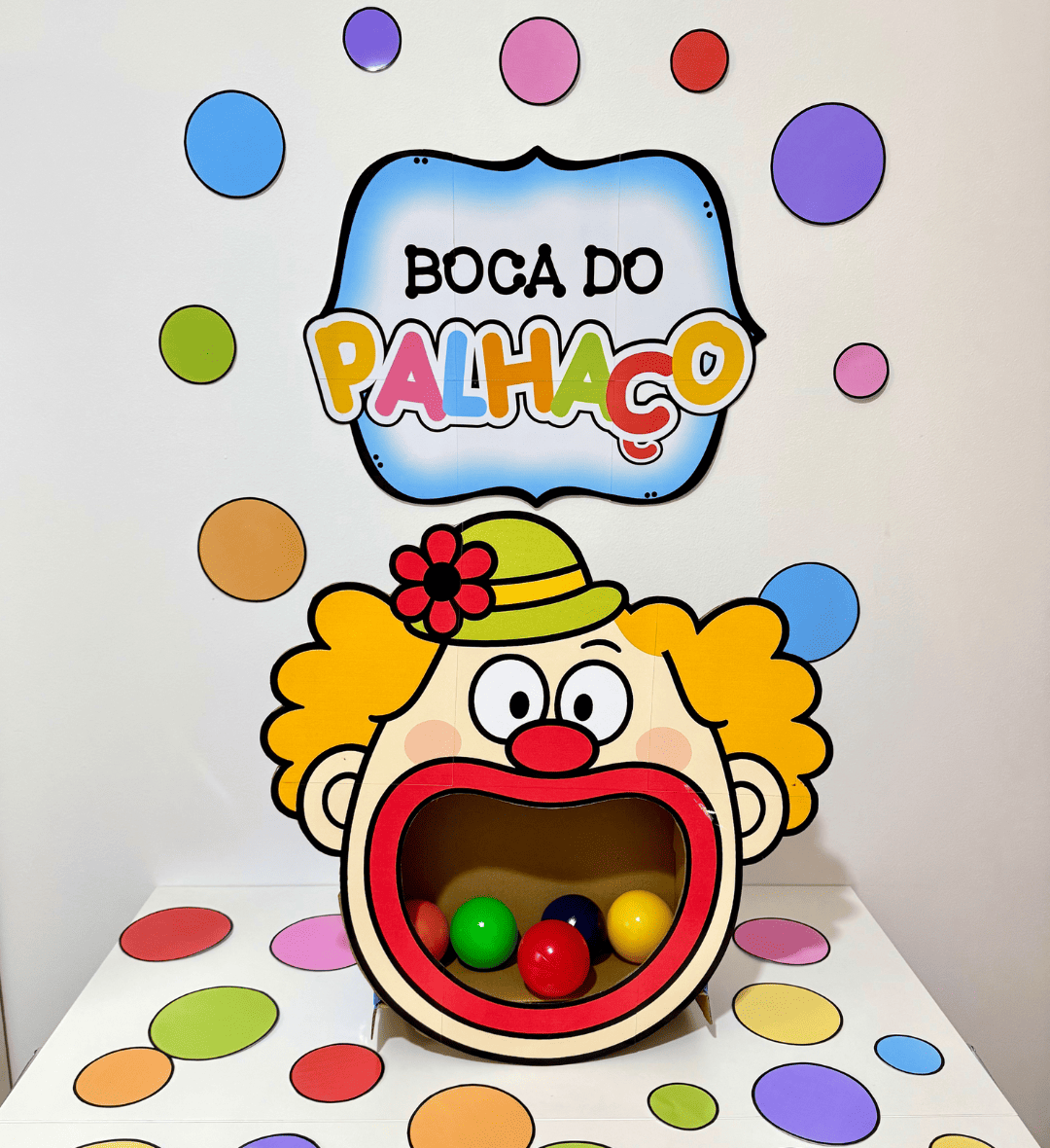 Boca do Palhaço para Festa Junina em PDF para Imprimir — amostra 1: Boca do Palhaço para Festa Junina em PDF
