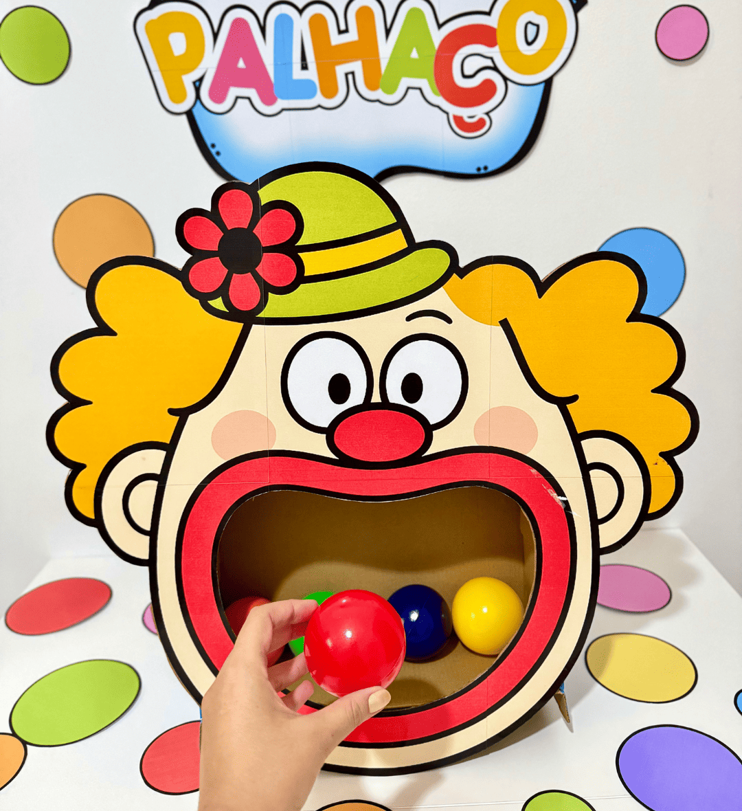 Boca do Palhaço para Festa Junina em PDF para Imprimir — amostra 2: O que vem no material