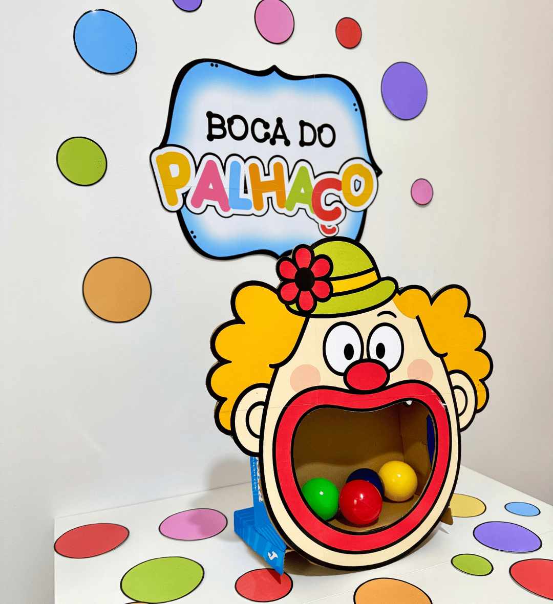 Boca do Palhaço para Festa Junina em PDF para Imprimir — amostra 3: Como usar em sala de aula