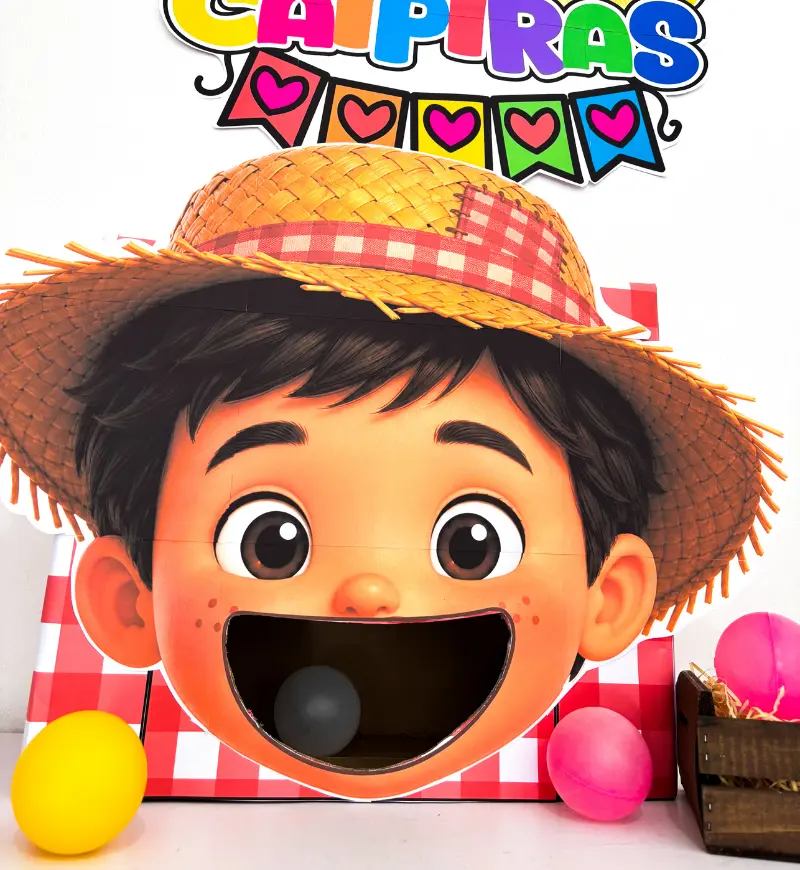Boca dos Caipiras: Jogo de Festa Junina para Imprimir — amostra 2: O que vem no material