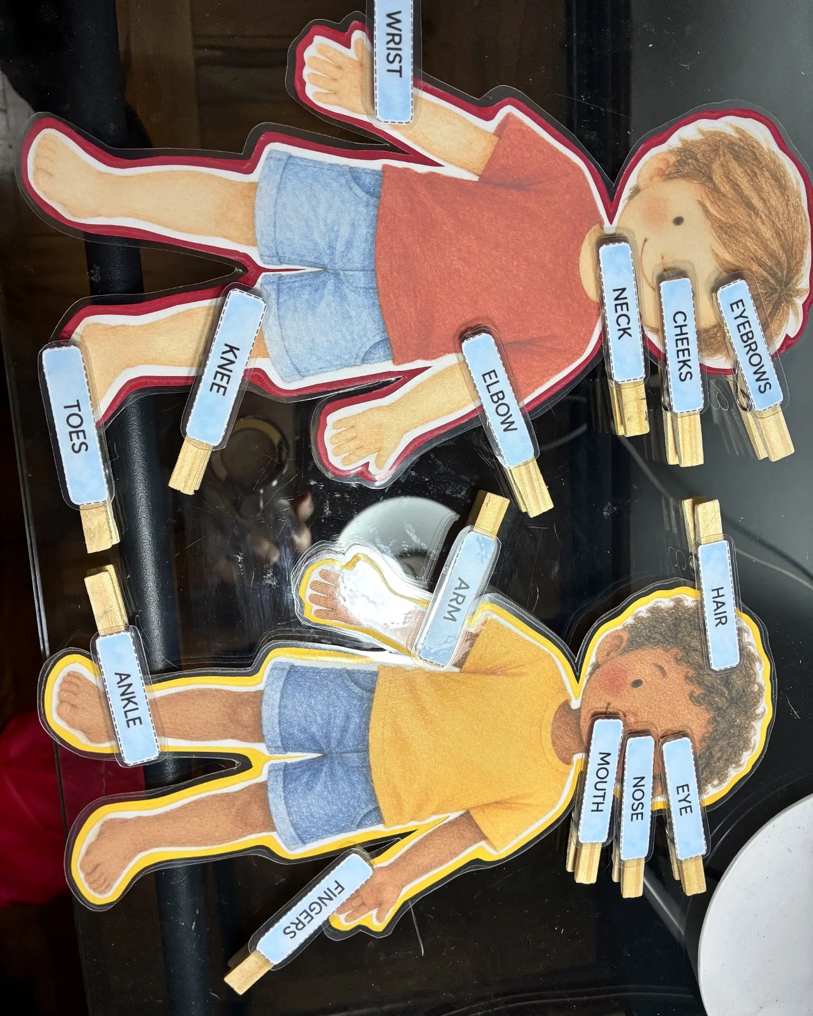 Body Parts - Prenda e Nomeie - Brinque e Aprenda — amostra 4: Aprenda Body Parts brincando
