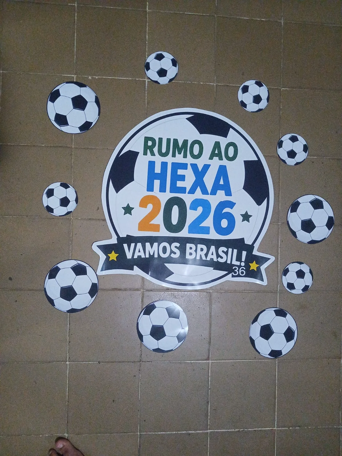 ⚽🏆 BOLA DA COPA DO MUNDO 2026 – DECORAÇÃO ESCOLAR. — amostra 2: ⚽🏆 BOLA DA COPA DO MUNDO 2026 – DECORAÇÃO ESCOLAR