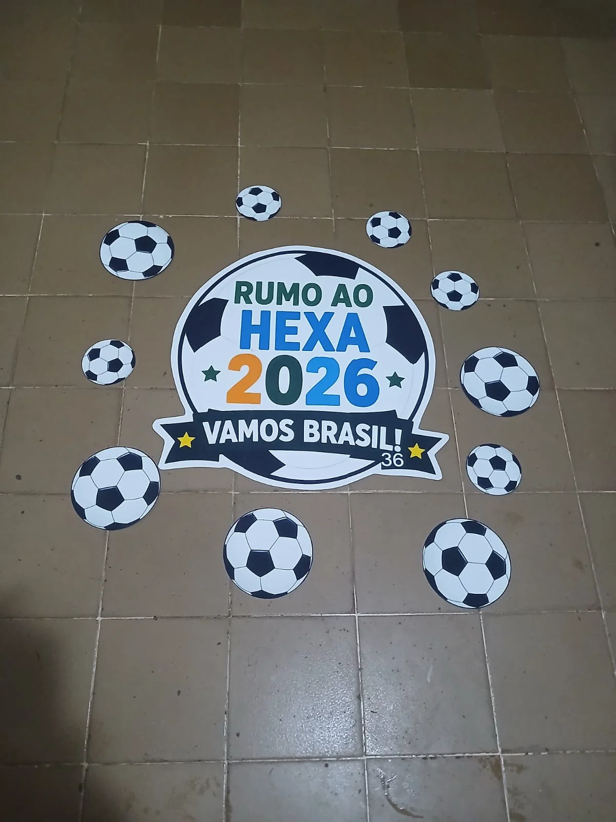⚽🏆 BOLA DA COPA DO MUNDO 2026 – DECORAÇÃO ESCOLAR. — amostra 3: ⚽🏆 BOLA DA COPA DO MUNDO 2026 – DECORAÇÃO ESCOLAR
