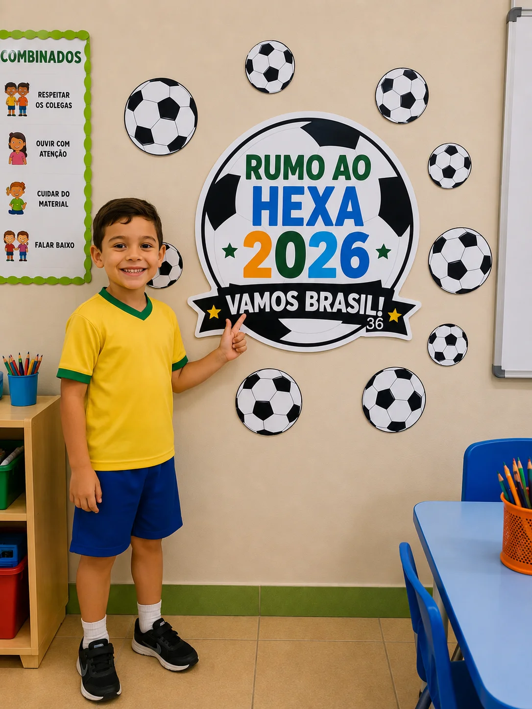 ⚽🏆 BOLA DA COPA DO MUNDO 2026 – DECORAÇÃO ESCOLAR. — capa do material