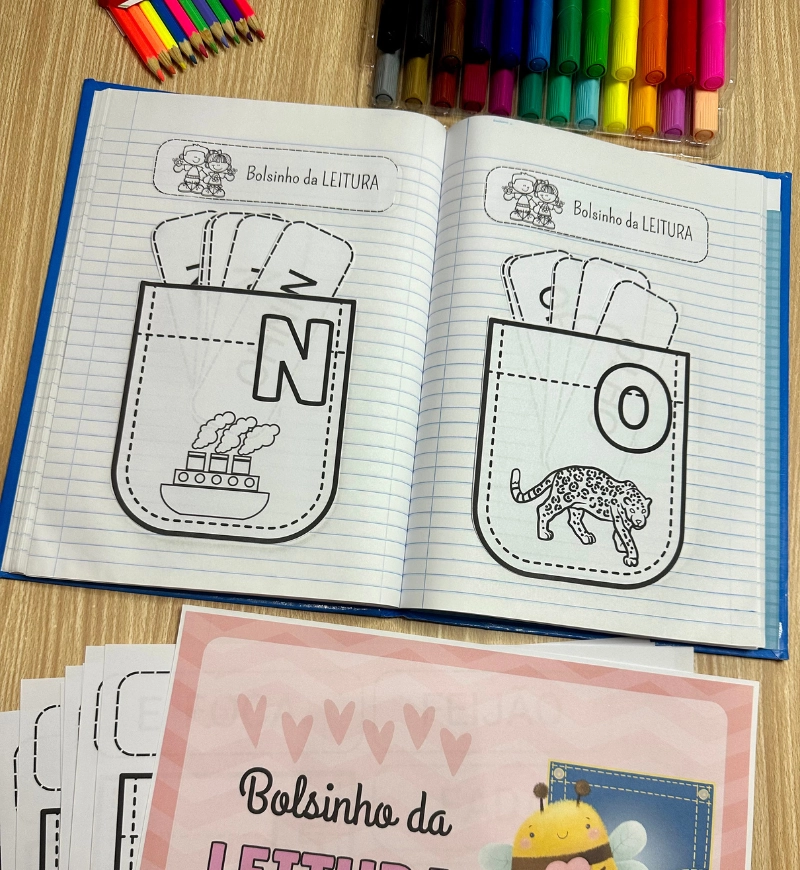 Bolsinho da Leitura: Alfabeto e Palavras em PDF — amostra 3: Como utilizar em sala de aula