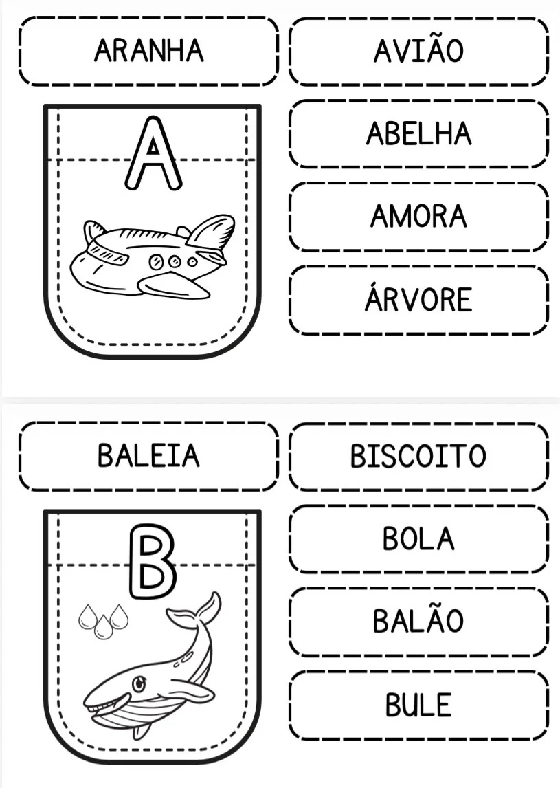 Bolsinho da Leitura: Atividade com Alfabeto — amostra 2: Ensine todas as letras do alfabeto de maneira lúdica e divertida