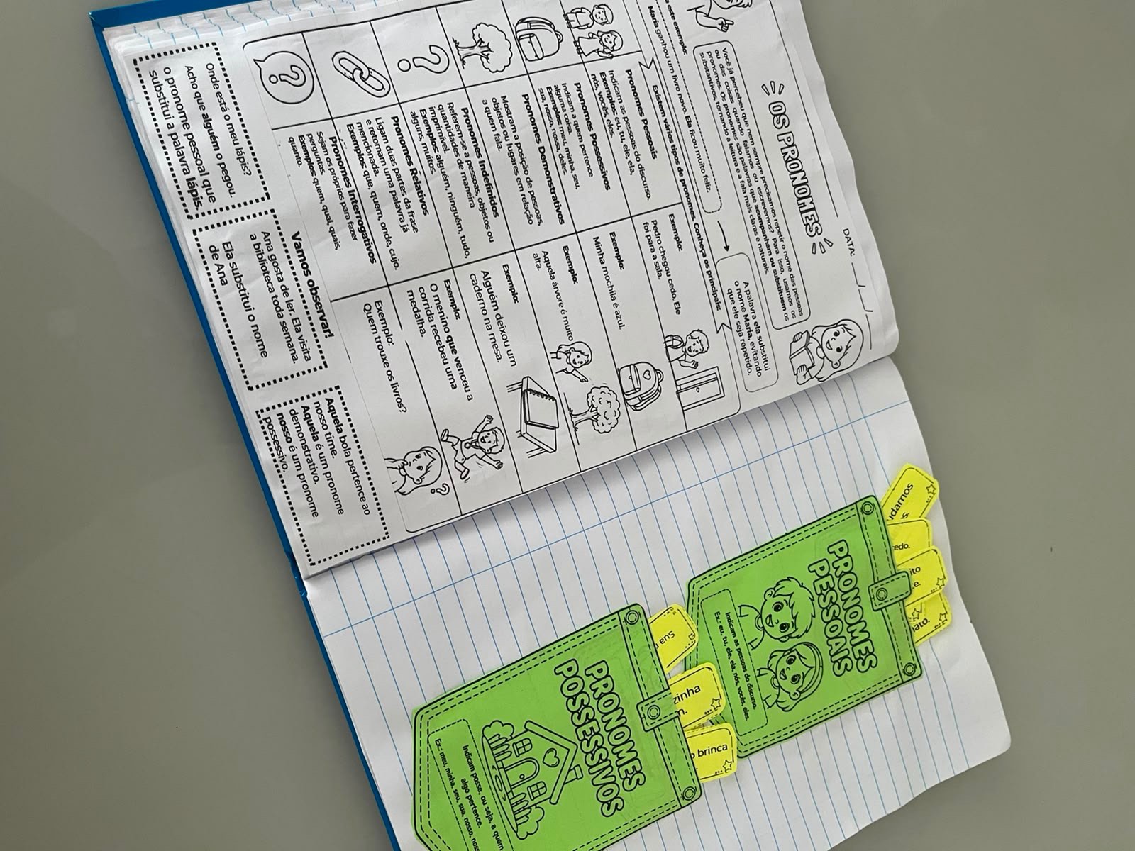 BOLSINHOS DOS PRONOMES PARA IMPRIMIR - TUDO EM PDF — capa do material
