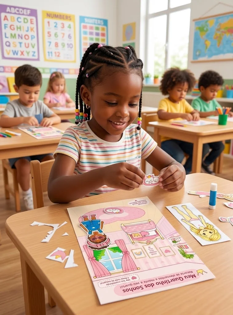 Bonecos de Papel para Recortar e Vestir | Educação Infantil — amostra 1: Bonecos de papel para recortar, vestir e criar…