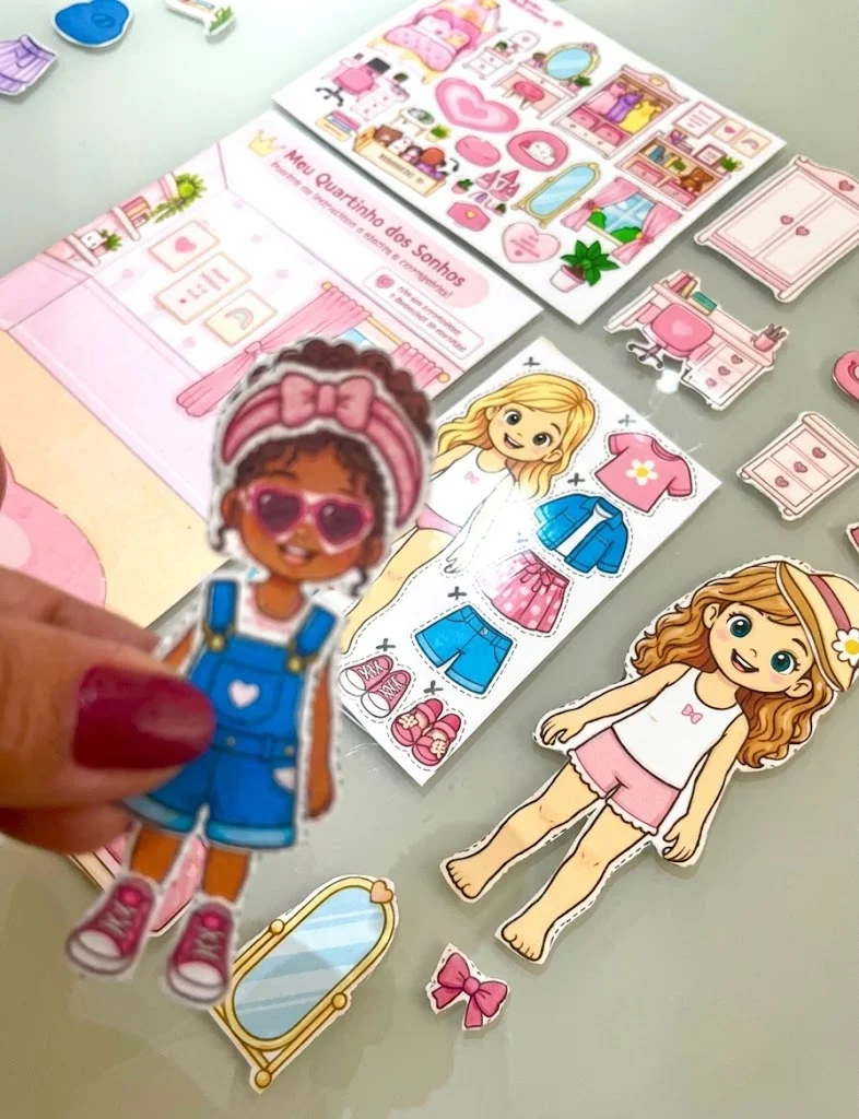 Bonecos de Papel para Recortar e Vestir | Educação Infantil — amostra 5: Bonecos de papel para recortar, vestir e criar…