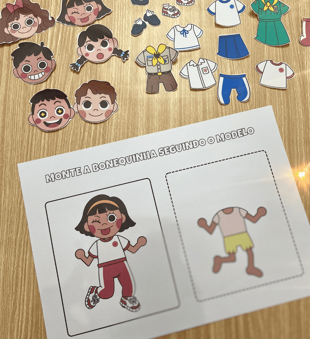 Bonequinhos para montar: observação e criação na Educação Infantil — amostra 4: Para quem é indicado