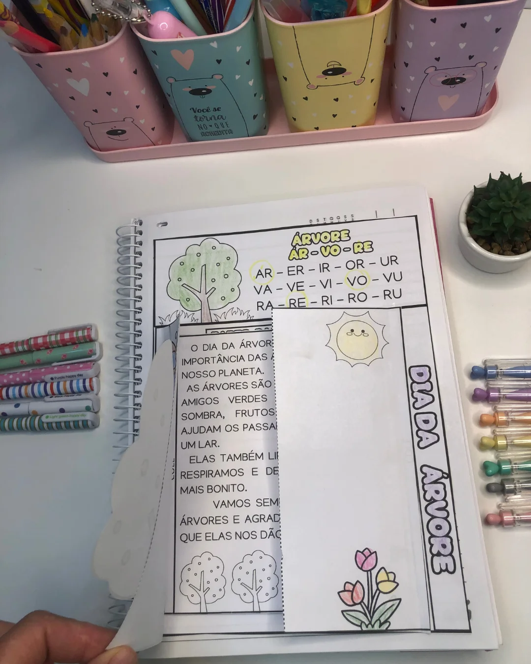 Box de Atividades Dia da Árvore – Material Pedagógico — amostra 1: O que vem no material