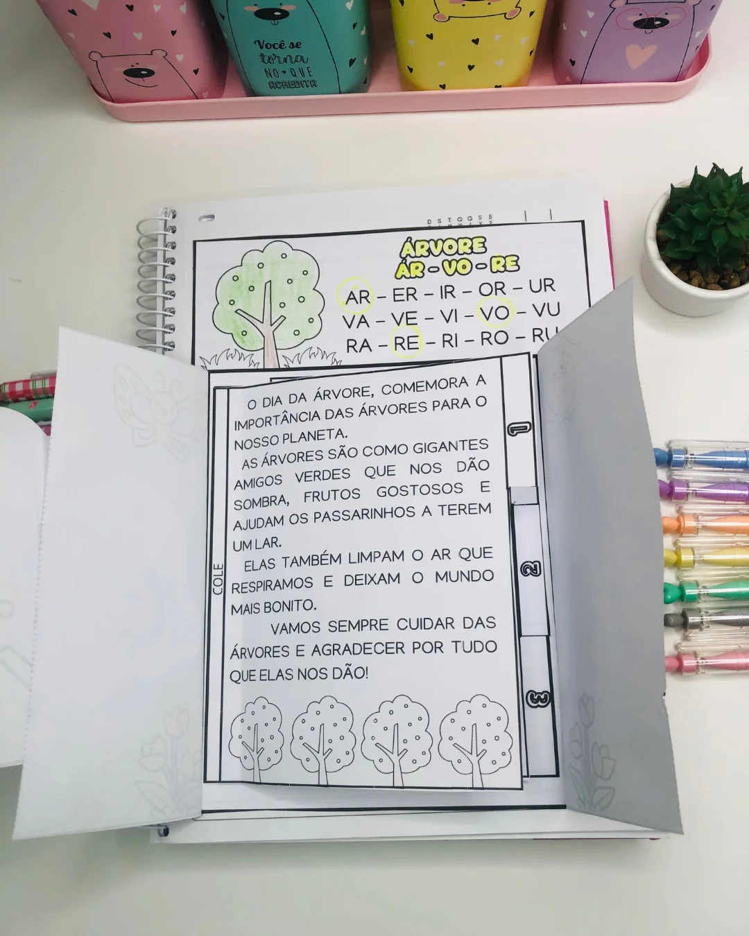 Box de Atividades Dia da Árvore – Material Pedagógico — amostra 3: Um lindo arquivo de atividades interativas para o Dia da…