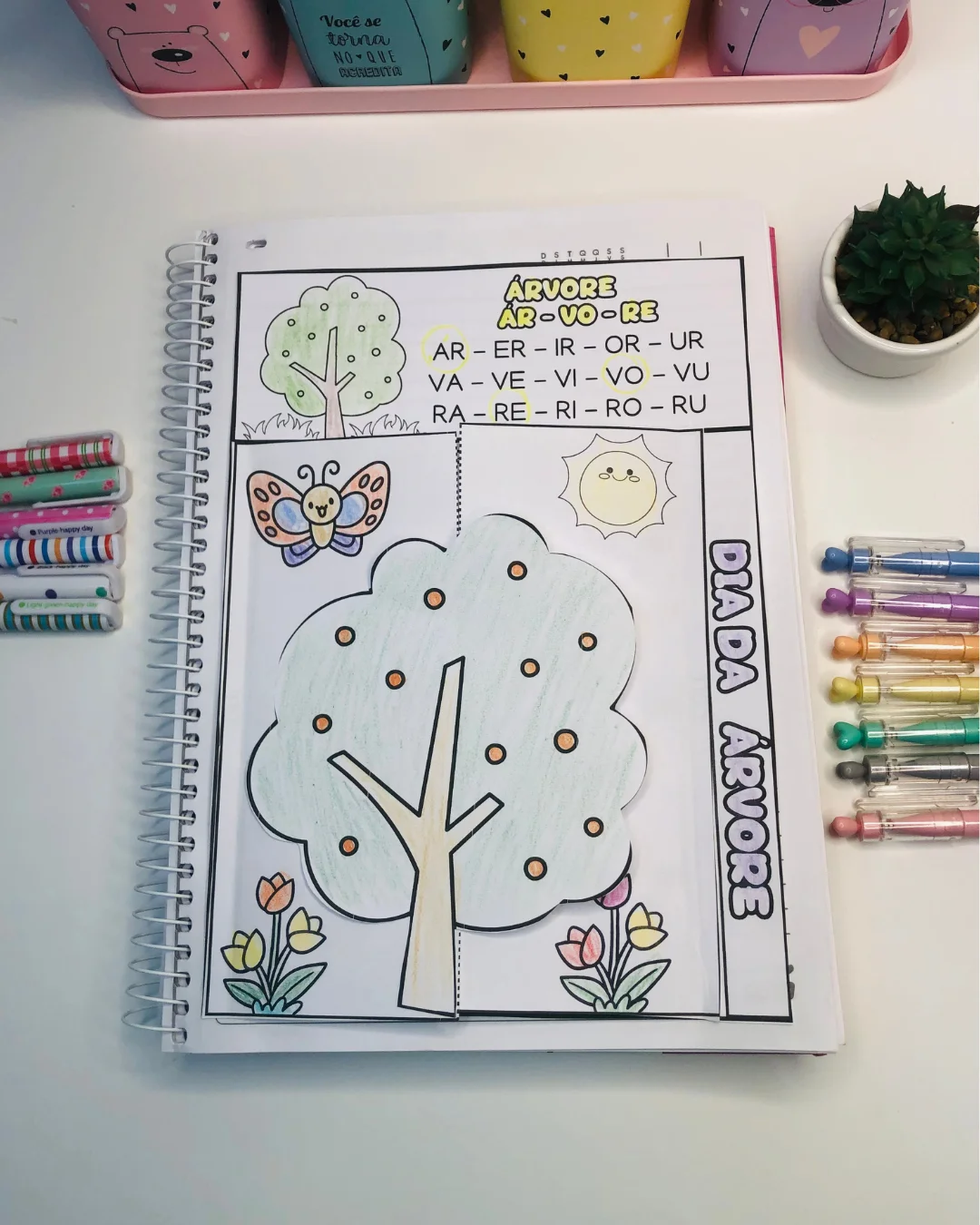 Box de Atividades Dia da Árvore – Material Pedagógico — Alfabetização para Educação Infantil: Um lindo arquivo de…