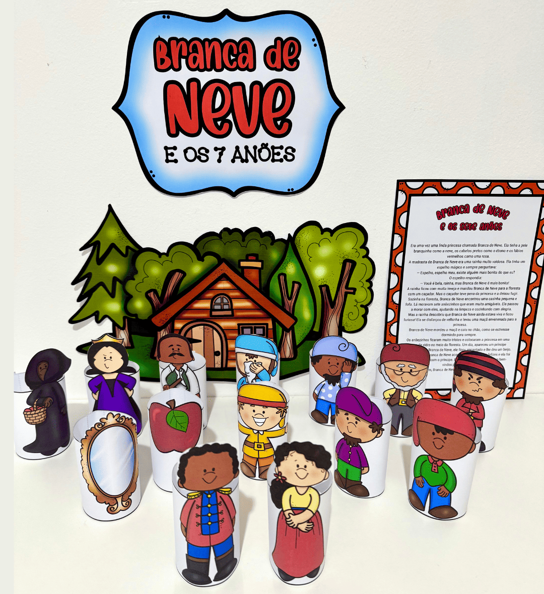 Branca de Neve 3D: personagens e cenário para contar histórias — História para Educação Infantil: Enriqueça a contação de…