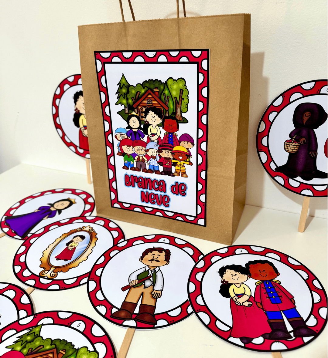 Branca de Neve na Sacola: PDF para Contação de História — História para Educação Infantil: Conte Branca de Neve com apoio…