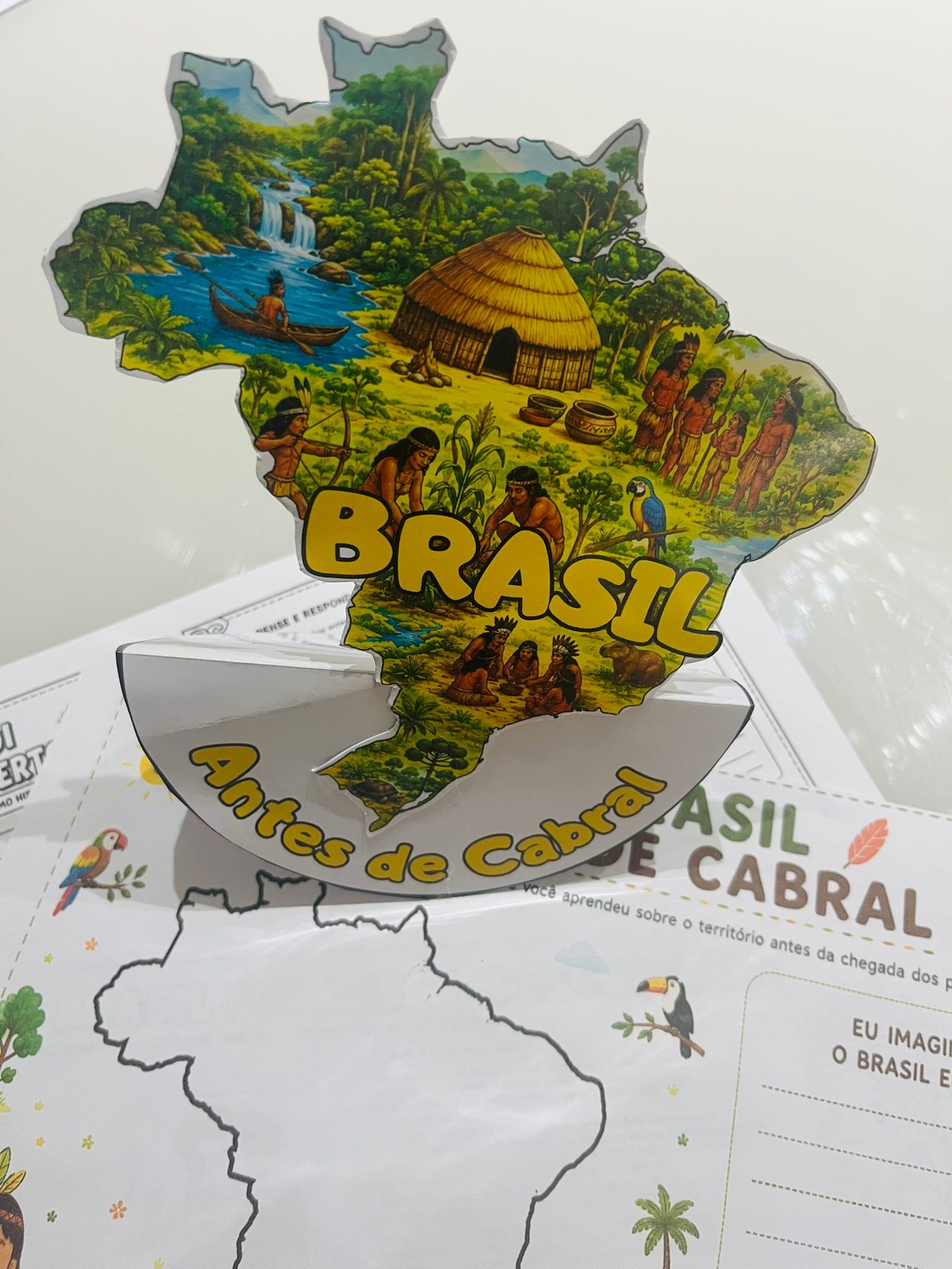 Brasil Antes de Cabral: Atividade sobre Povos Originários — amostra 4: Conheça o Brasil antes de 1500