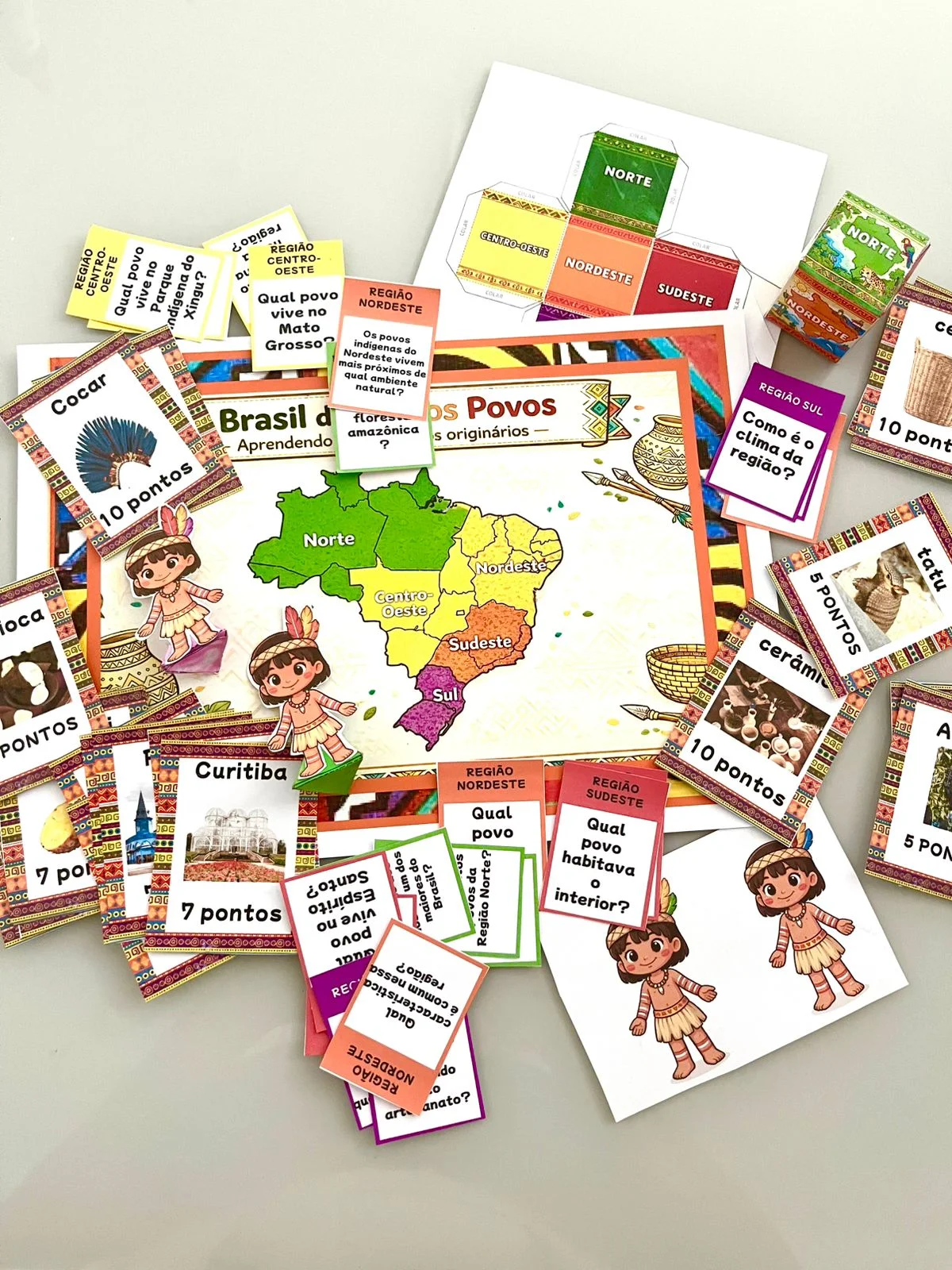 BRASIL DE MUITOS POVOS - GEOGRAFIA ALFABETIZAÇÃO — amostra 4: COM ESSE MATERIAL, VOCÊ