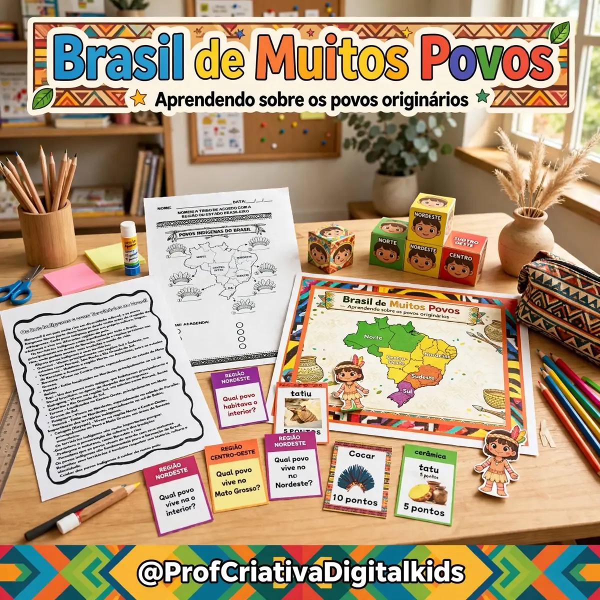 Brasil de Muitos Povos - Recurso Pedagógico: História — Datas comemorativas para 3º ano: Um jogo pedagógico completo,…