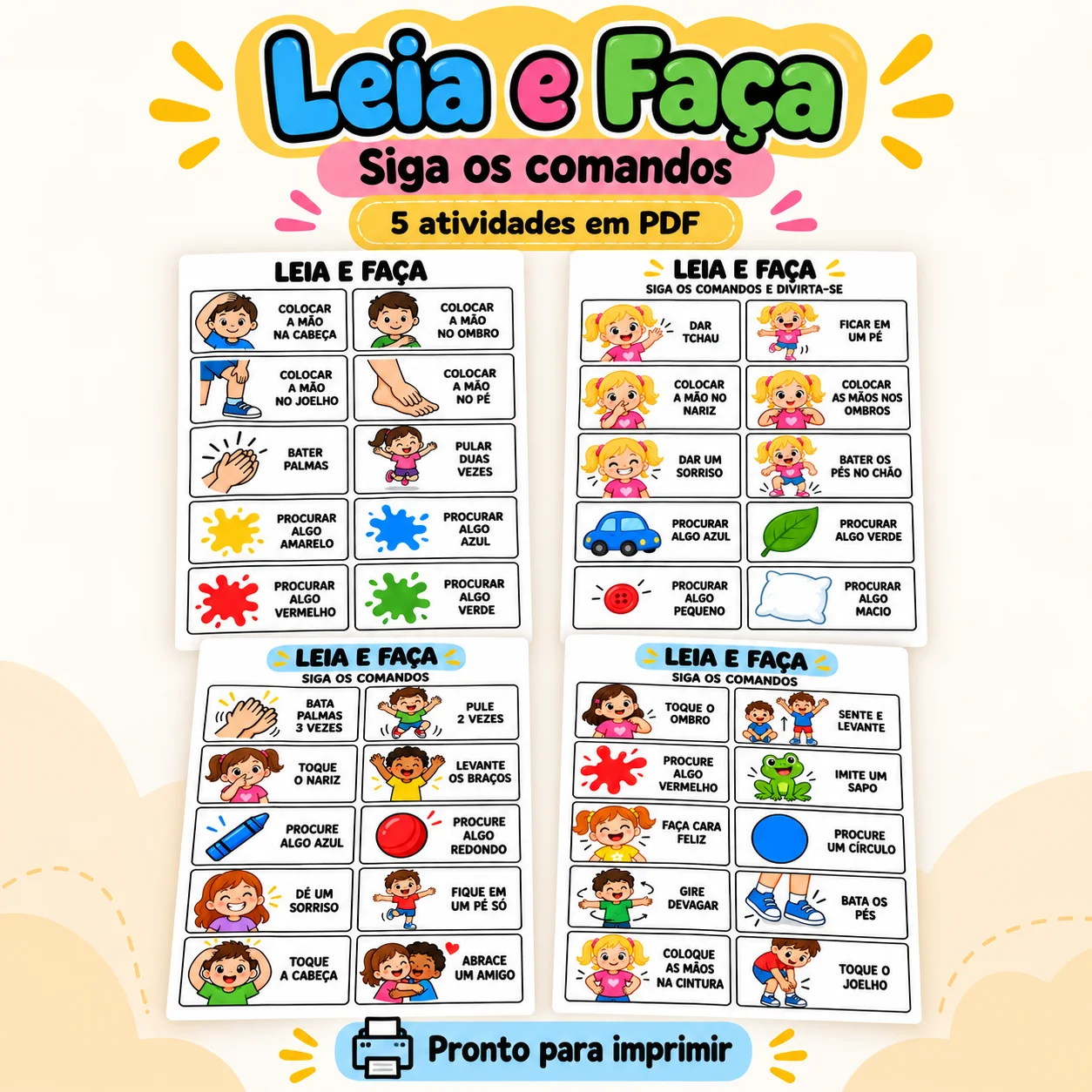 Brincadeira Seu Mestre Mandou – Educação Infantil em PDF — capa do material