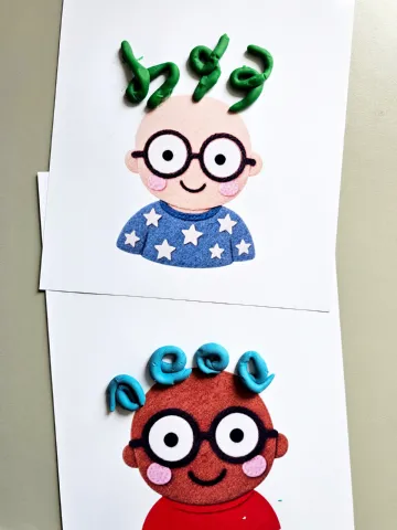 Brincadeiras com Massinha: Cabelo maluco – Educação Infantil — amostra 2: Habilidades trabalhadas