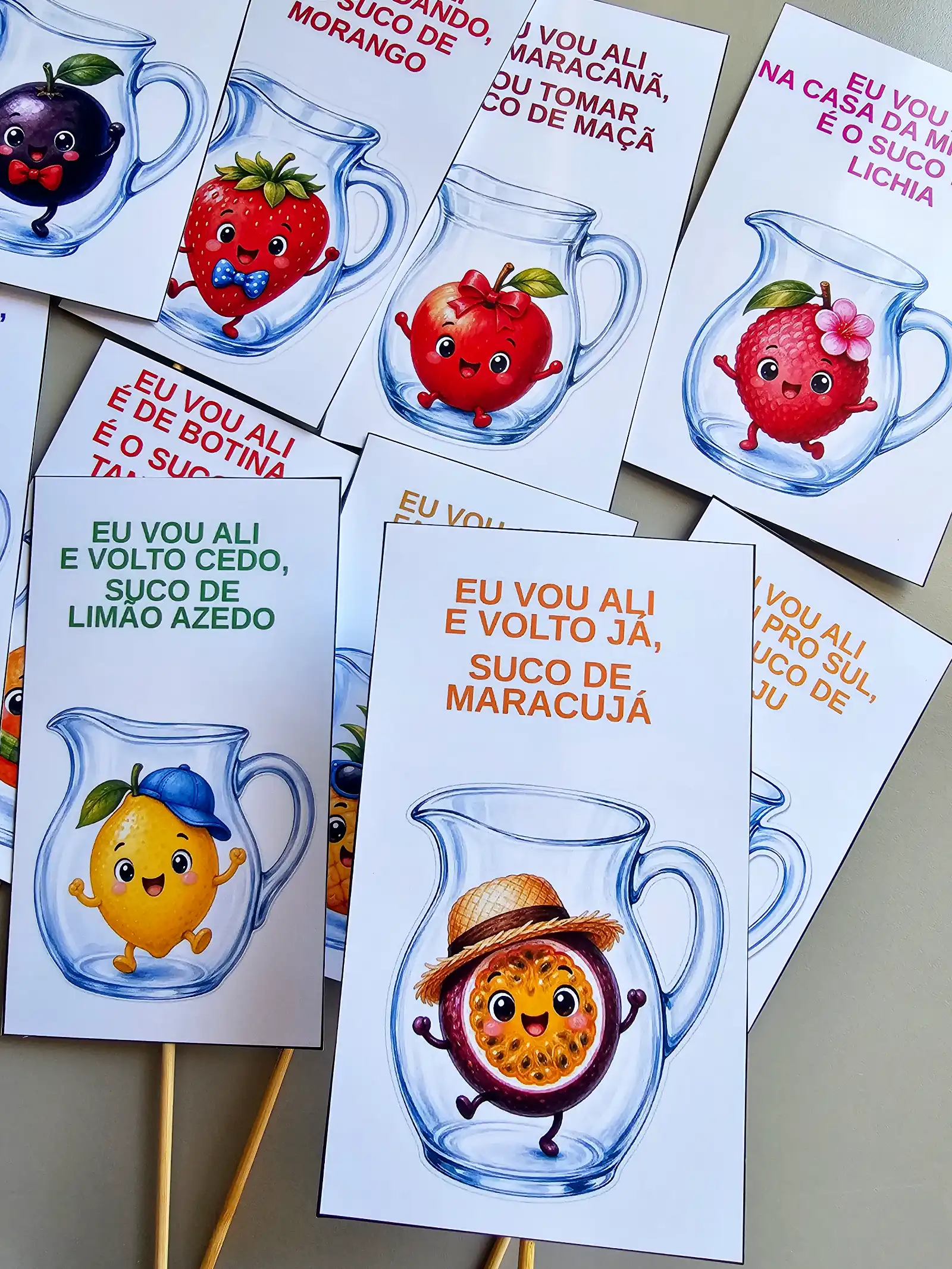 Brincando com a Música Sucolândia🍍Ilustrações e a sequência em PDF🍓🍍 — amostra 2: 🍊🍇 Transforme o momento da música em…