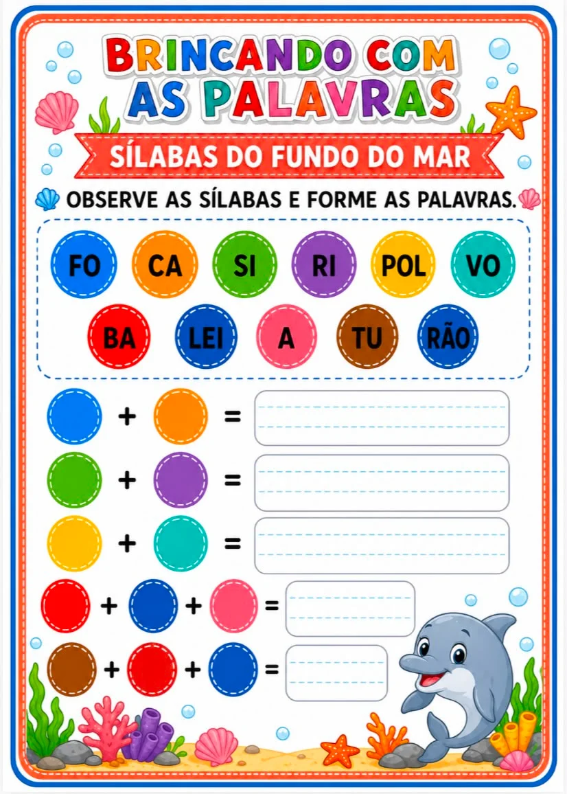 BRINCANDO COM AS PALAVRAS — amostra 2: 🌈📚 BRINCANDO COM AS PALAVRAS Transforme a alfabetização em uma experiência…