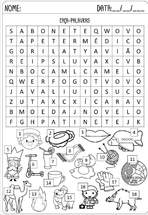 ✏️ Brincando com Palavras - CADERNO DAS SÍLABAS — amostra 1: Um material prático e divertido para trabalhar leitura,…