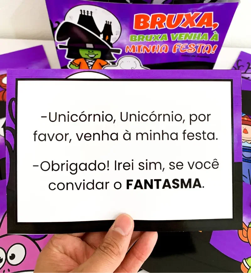 Bruxa, Venha à Minha Festa em PDF | História na Maleta — amostra 2: Uma opção para trabalhar