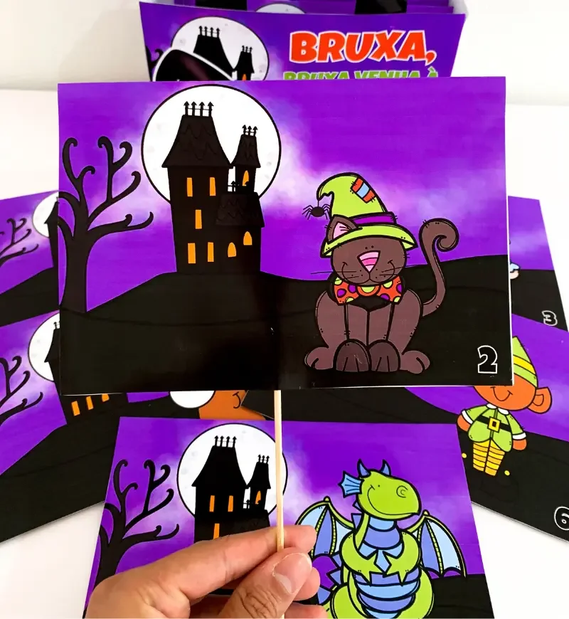 Bruxa, Venha à Minha Festa em PDF | História na Maleta — amostra 3: Bruxa, Venha à Minha Festa em PDF para uma contação de…