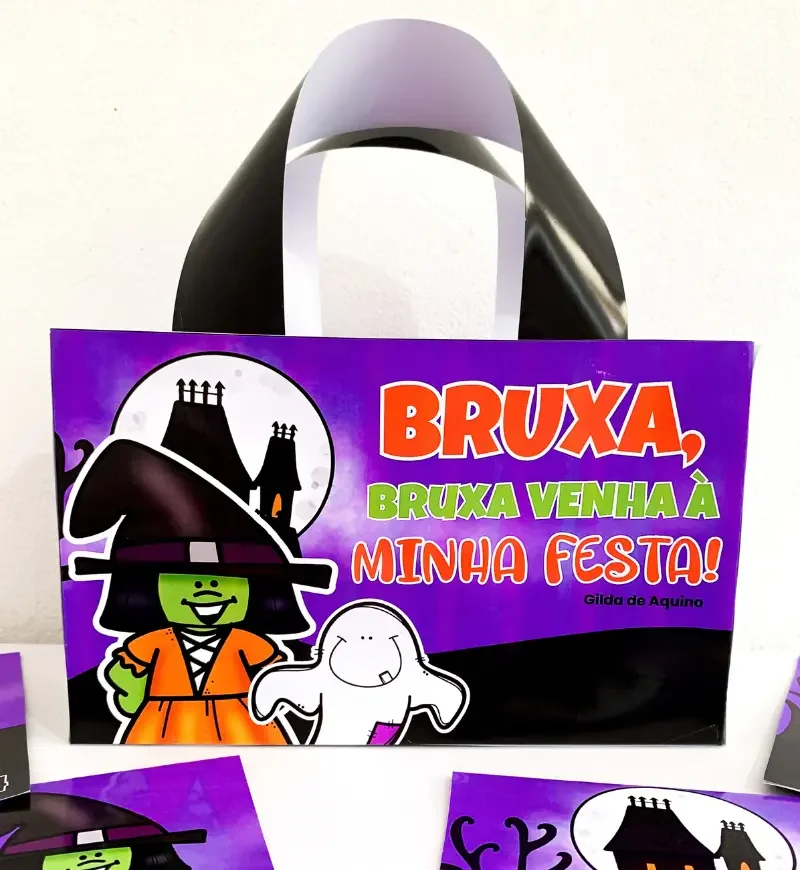 Bruxa, Venha à Minha Festa em PDF | História na Maleta — amostra 4: Bruxa, Venha à Minha Festa em PDF para uma contação de…