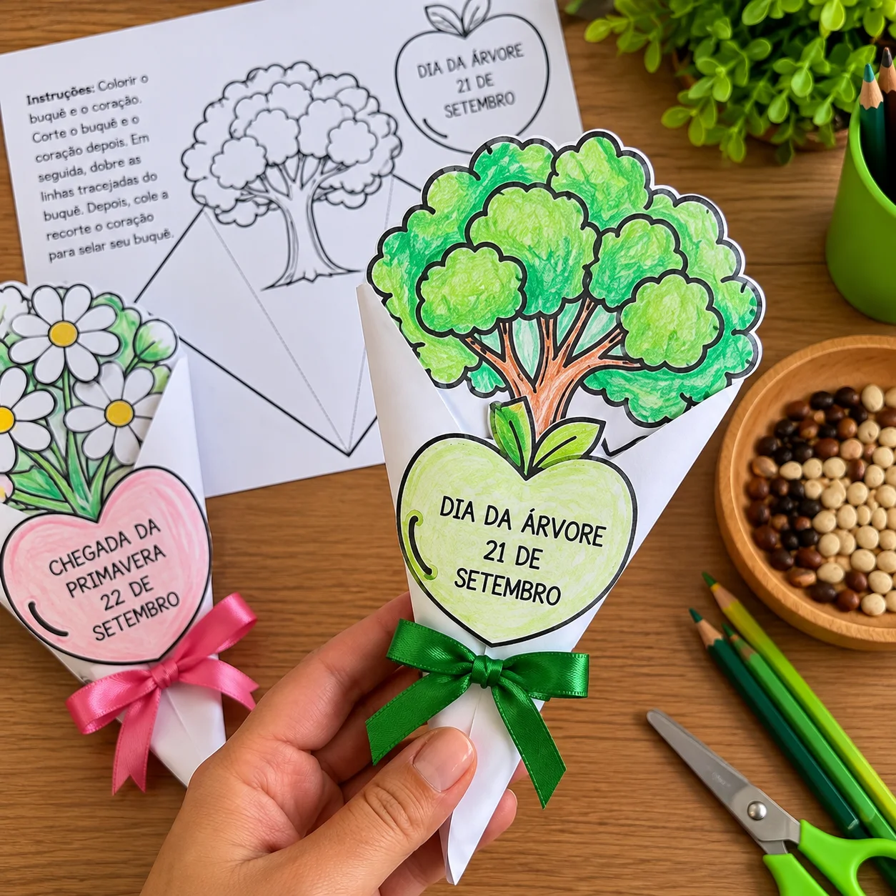 Buquê Chegada da Primavera e Dia da Árvore — Alfabetização para Educação Infantil: Deixe a chegada da Primavera e o Dia da…