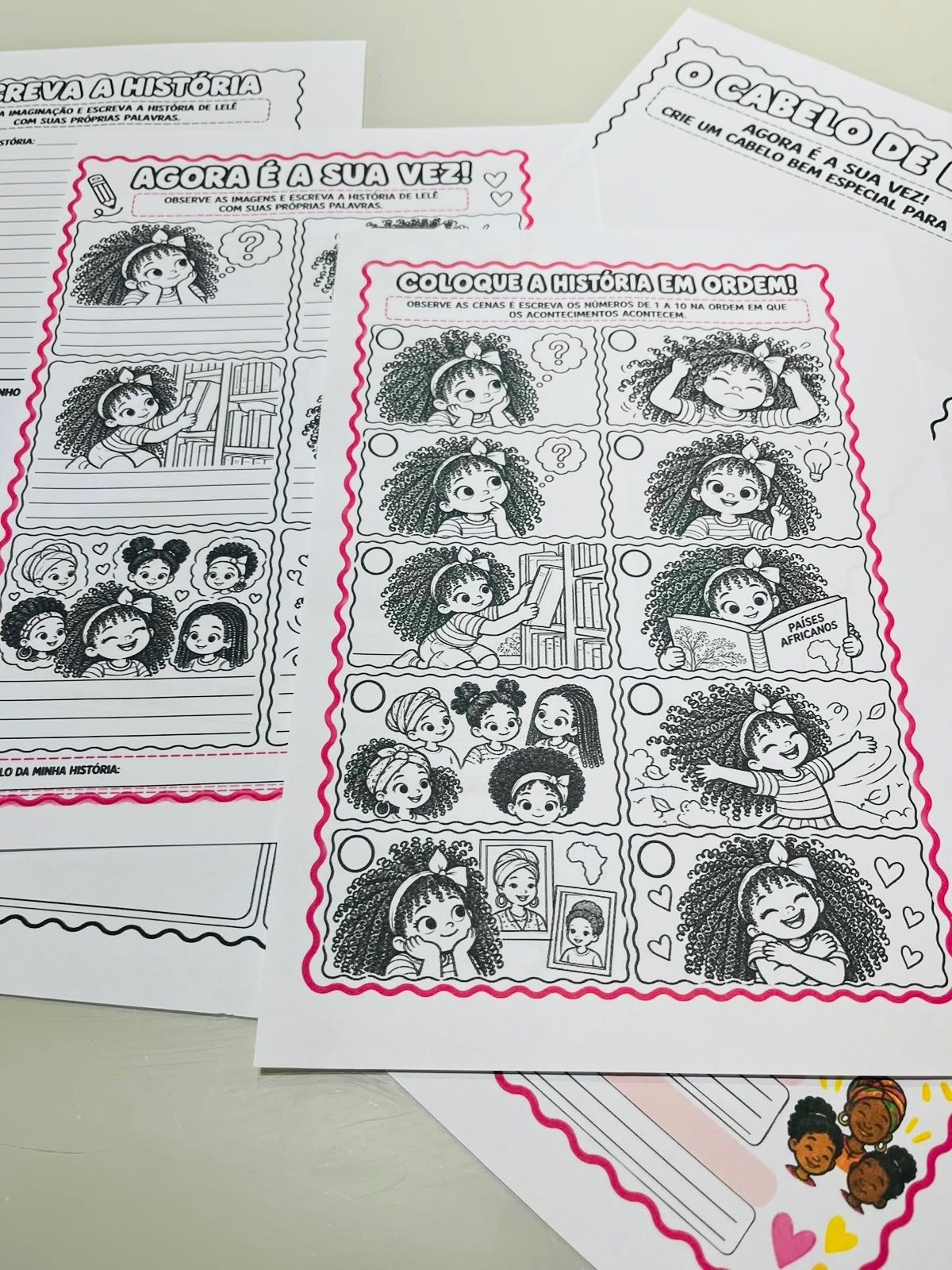 Cabelo de Lelê – Leitura, Identidade, Diversidade e Consciência Negra — amostra 1: Um material pedagógico inspirado na…