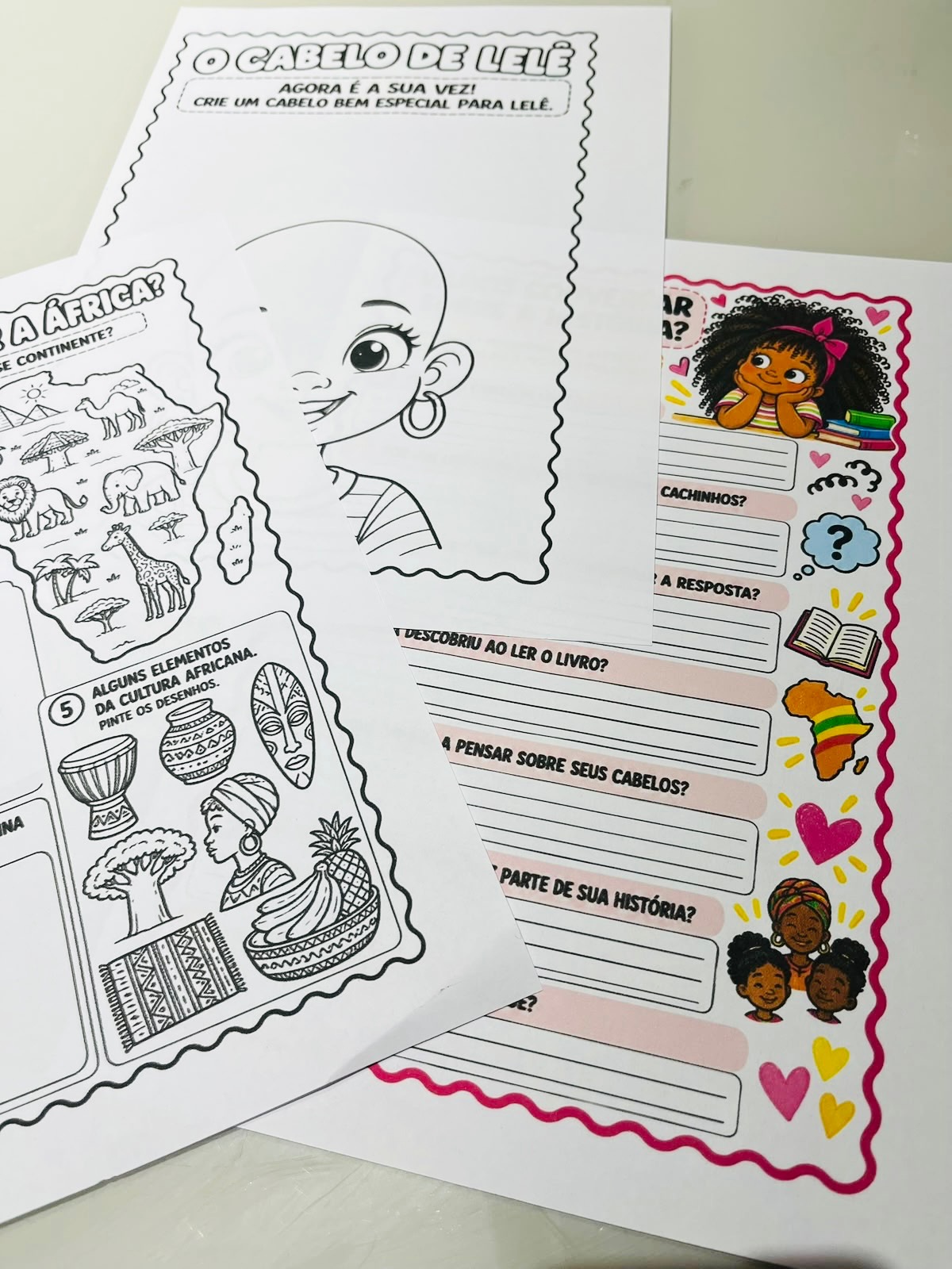 Cabelo de Lelê – Leitura, Identidade, Diversidade e Consciência Negra — amostra 3: Um material pedagógico inspirado na…