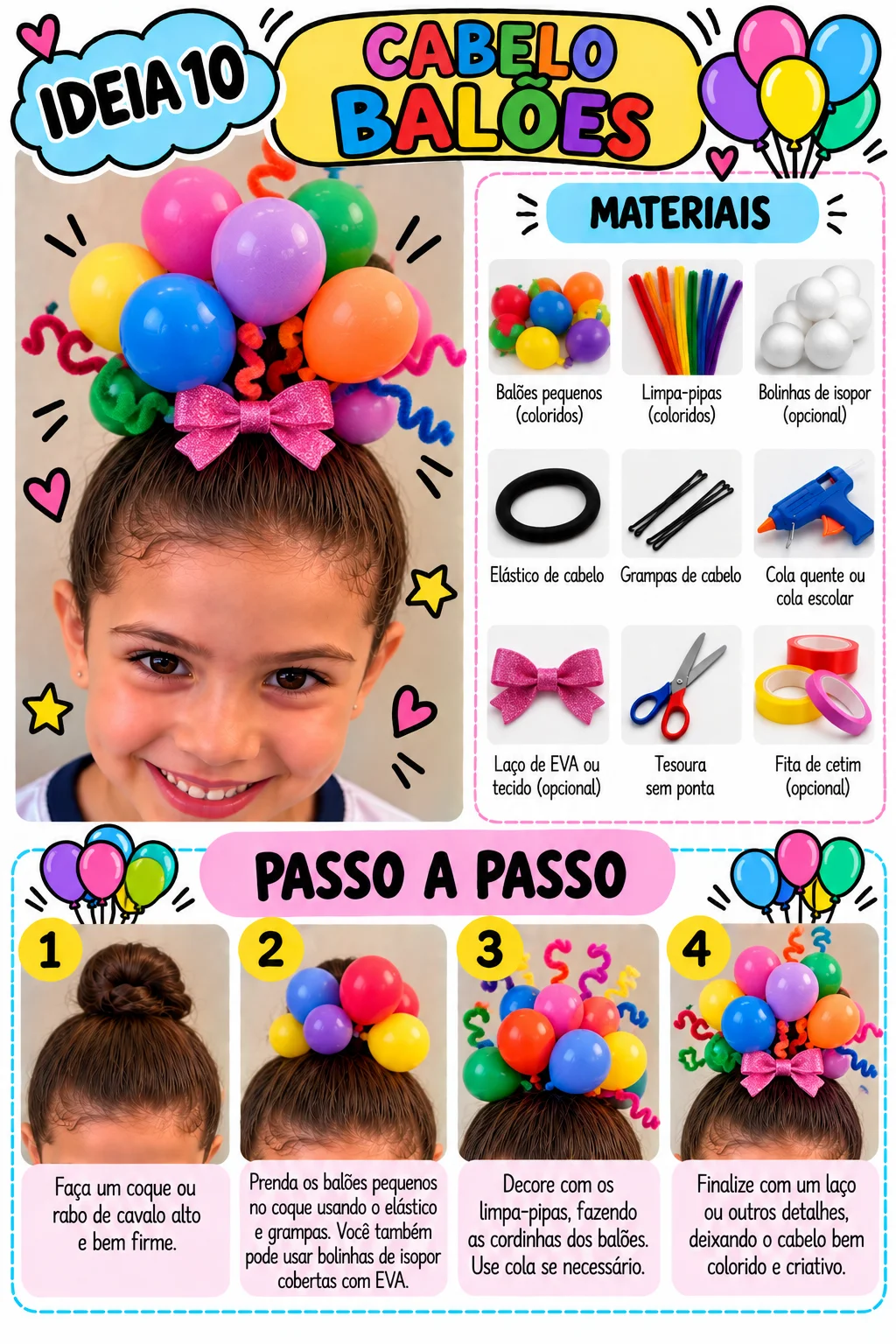 Cabelo Maluco: 9 Ideias Criativas com Fotos e Passo a Passo — amostra 1: Guia com 9 ideias de Cabelo Maluco, incluindo…