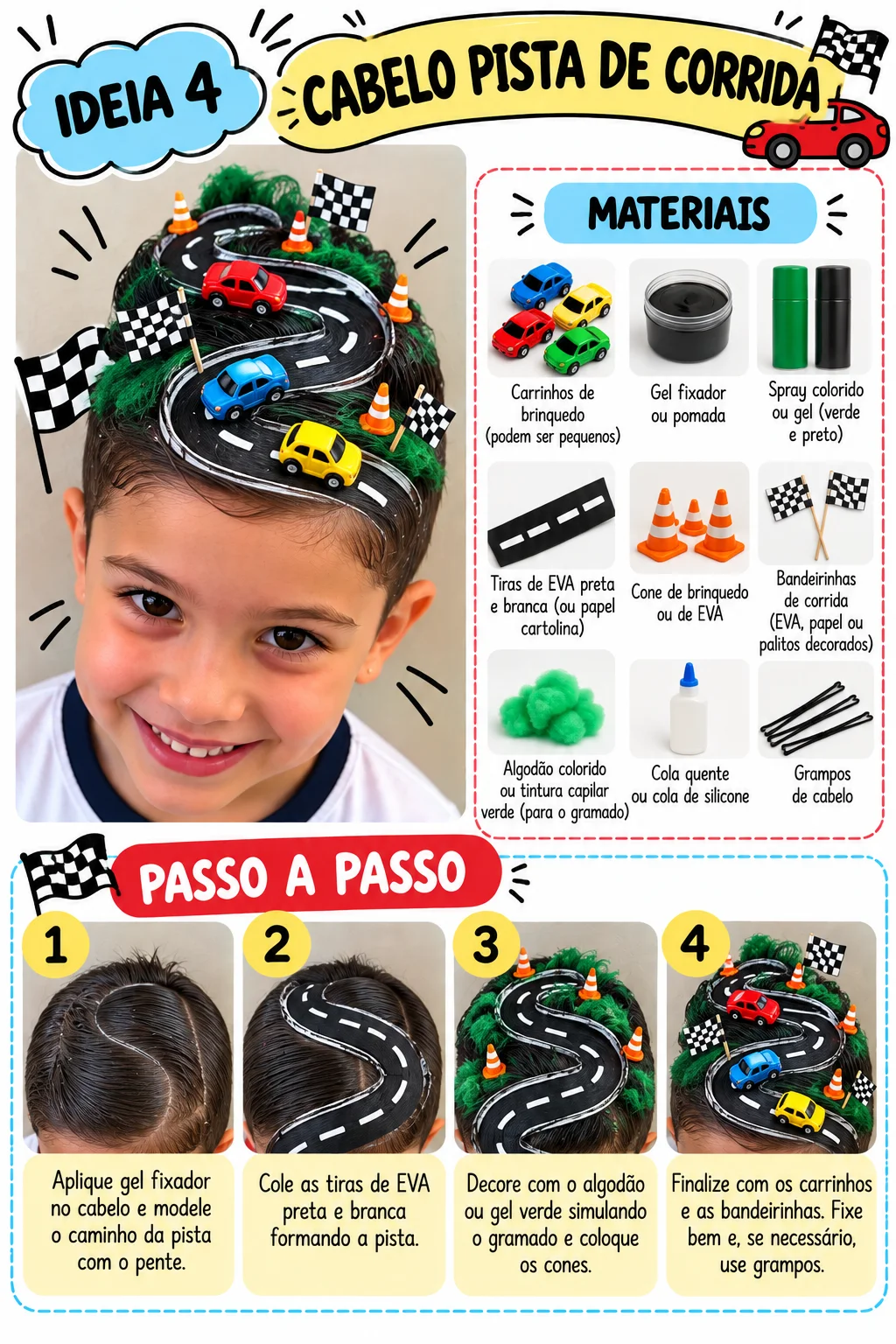 Cabelo Maluco: 9 Ideias Criativas com Fotos e Passo a Passo — amostra 7: Guia com 9 ideias de Cabelo Maluco, incluindo…