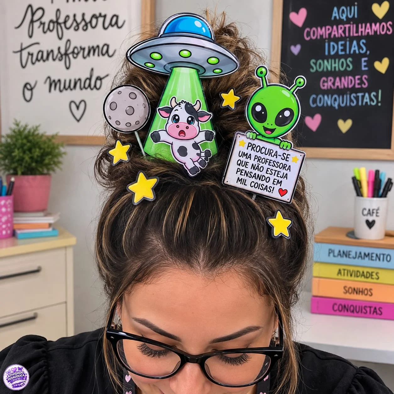 CABELO MALUCO – ABDUÇÃO DA PROFESSORA — capa do material