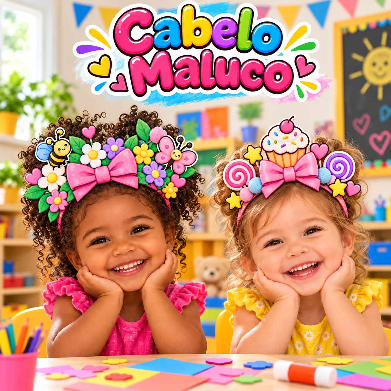 Cabelo Maluco para Imprimir – 7 Moldes Criativos em PDF — amostra 4: Recomendações de impressão